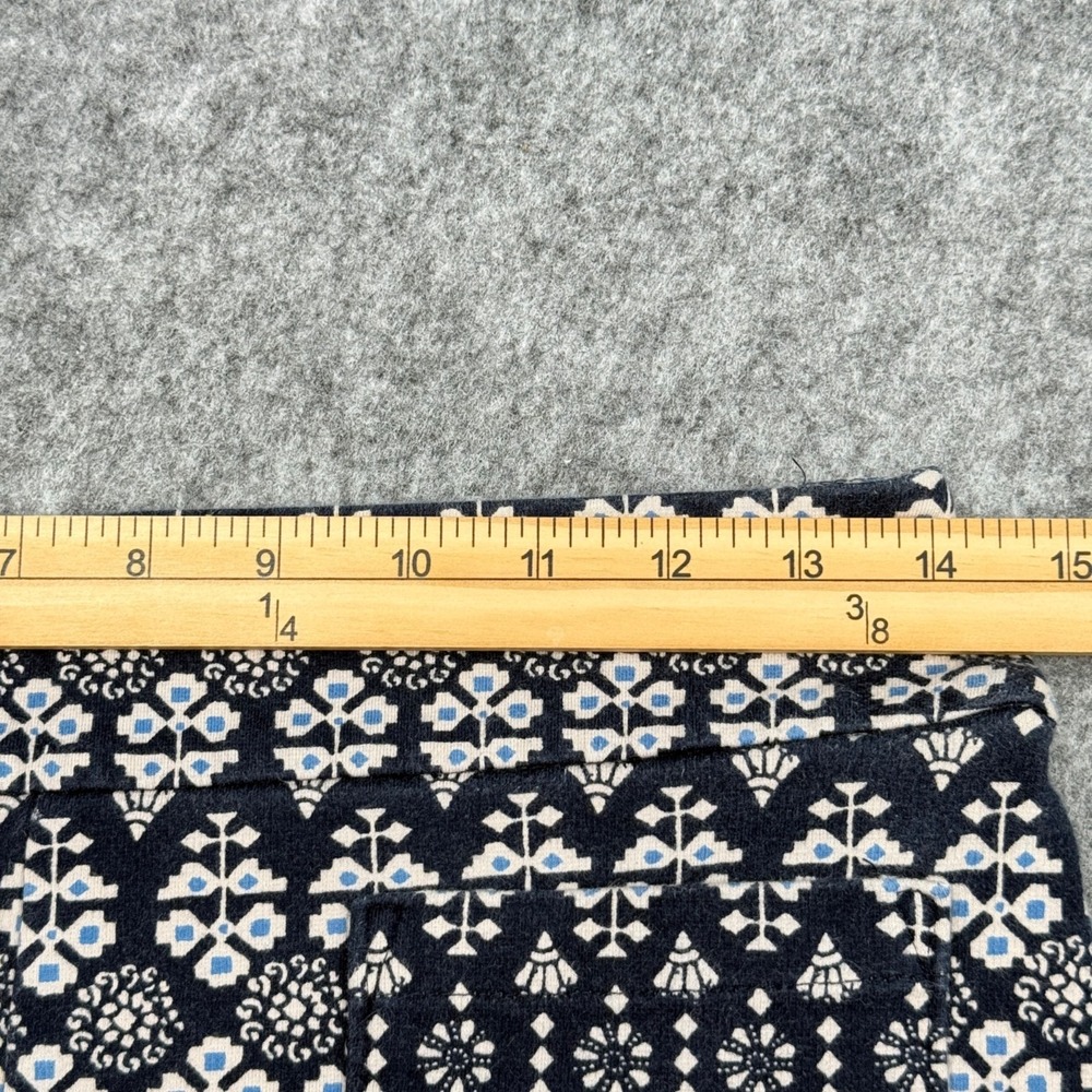 Hollister Womens Patterned Cotton Blend‎ Navy & White High-Waisted Shorts Size M - Picture 3 of 12